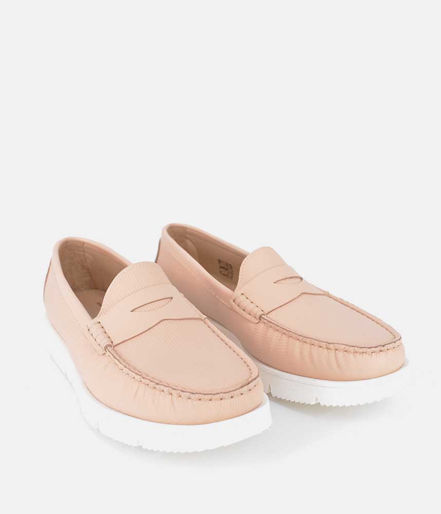 Vittoria Mengoni Premium Beige Loafers