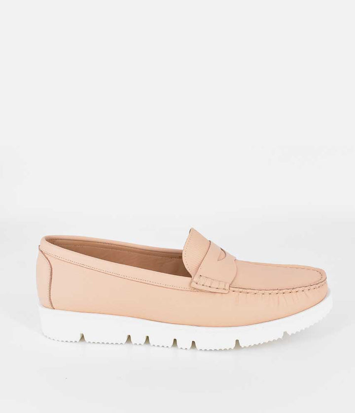 Vittoria Mengoni Premium Beige Loafers