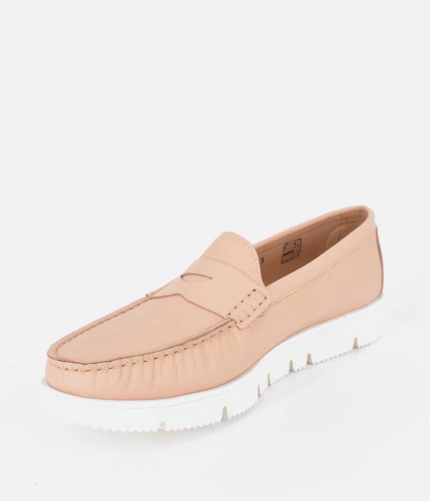 Vittoria Mengoni Premium Beige Loafers