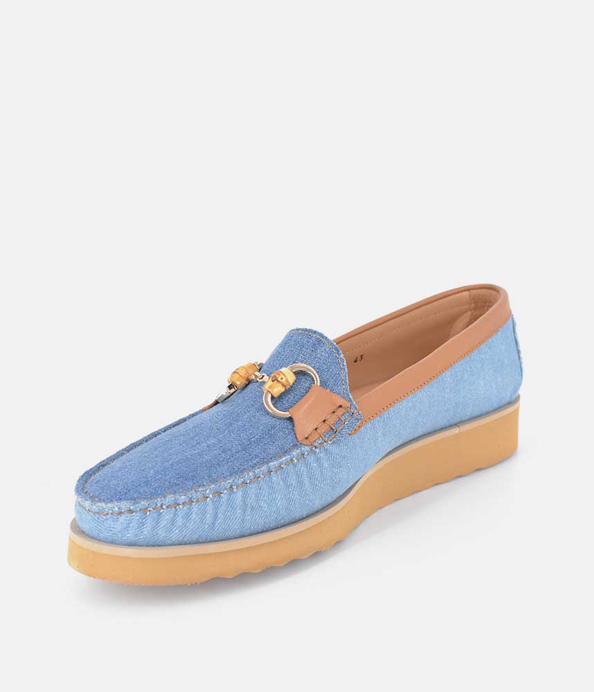 Vittoria Mengoni Beautiful Denim Combi Loafers