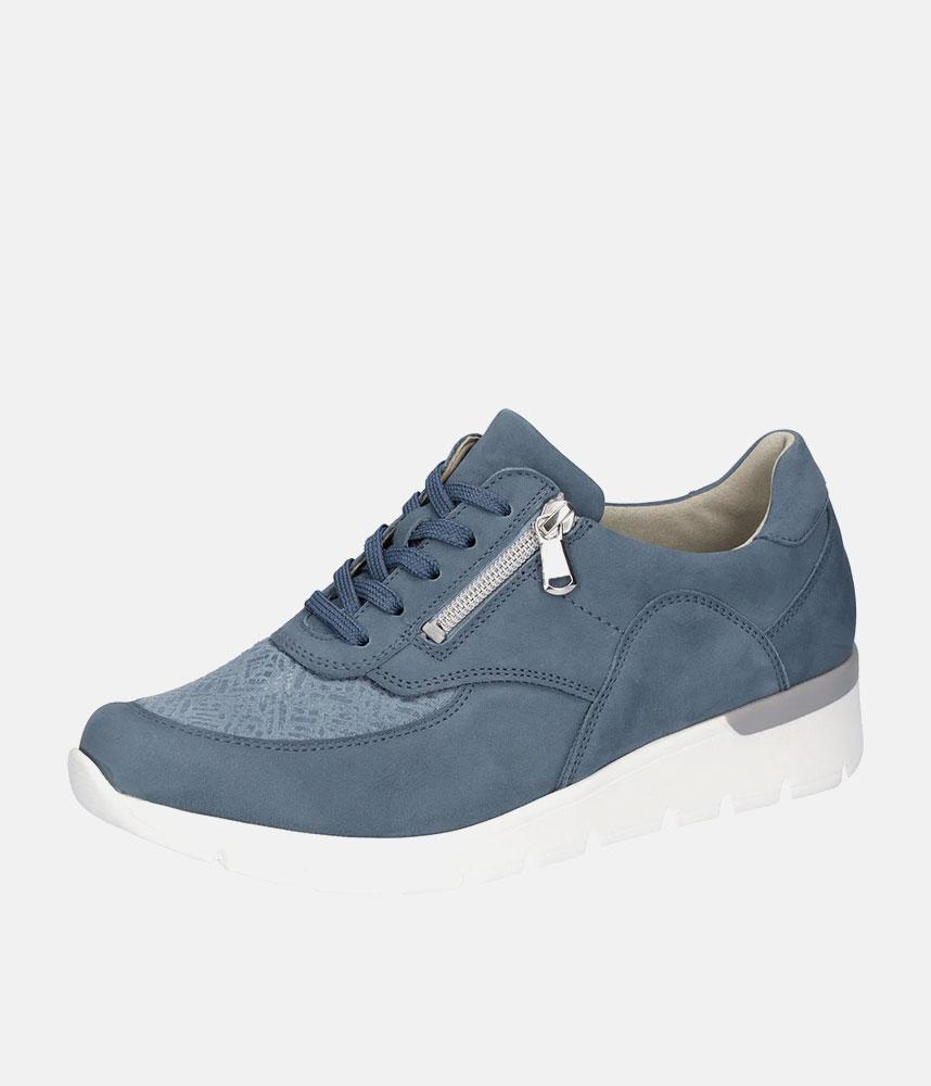 Waldlaufer Stylish Blue Combi Sneakers