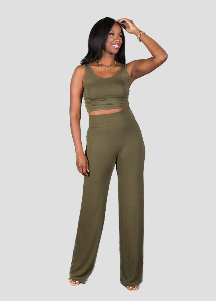 Geneva Pant - Olive