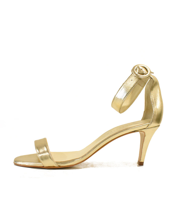 Cinderella Vegan Shoes – Barely There Metallic Gold Sandals