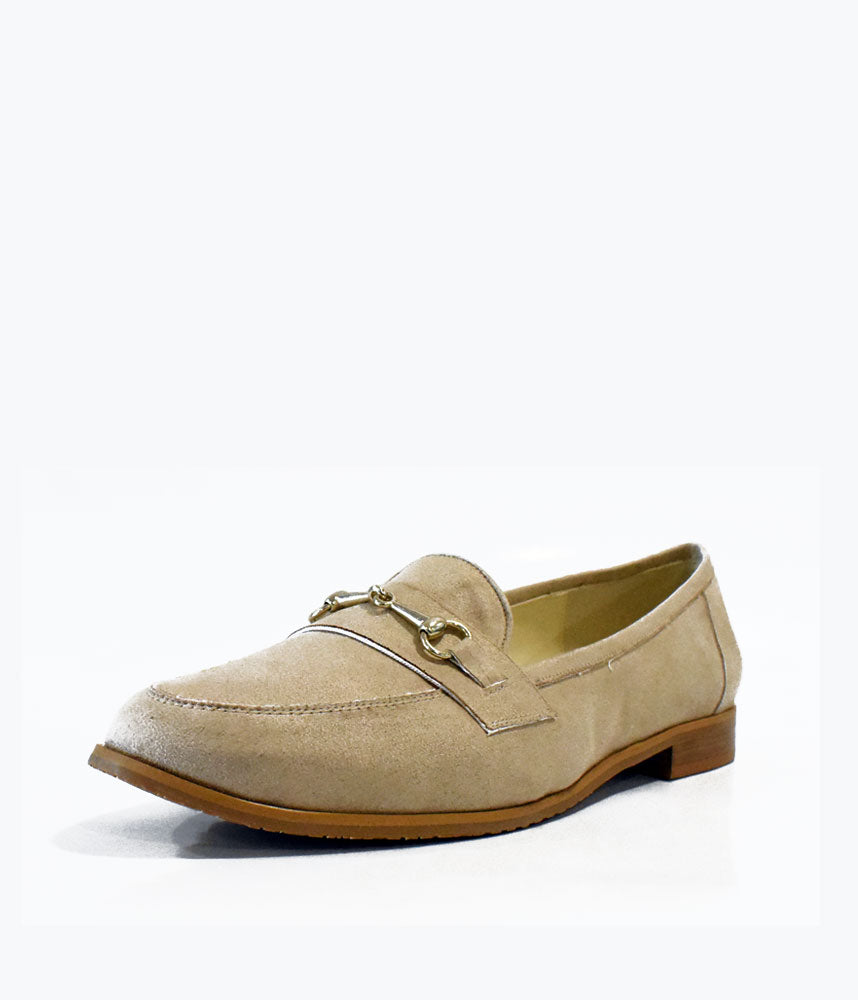 Cinderella Vegan Shoes - Stylish Beige Loafers