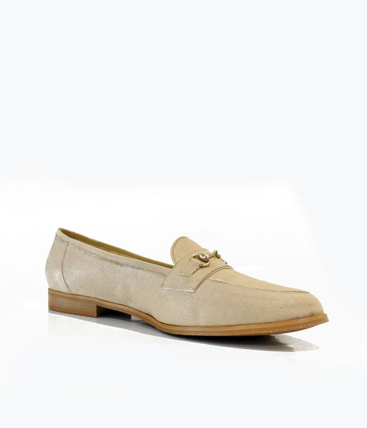 Cinderella Vegan Shoes - Stylish Beige Loafers