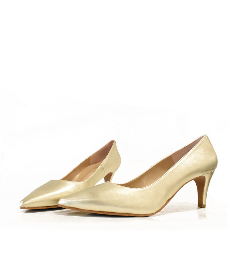 Cinderella Shoes Fabulous Metallic Gold Heels