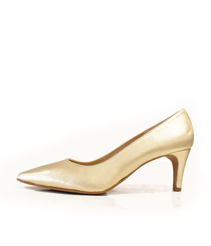 Cinderella Shoes Fabulous Metallic Gold Heels