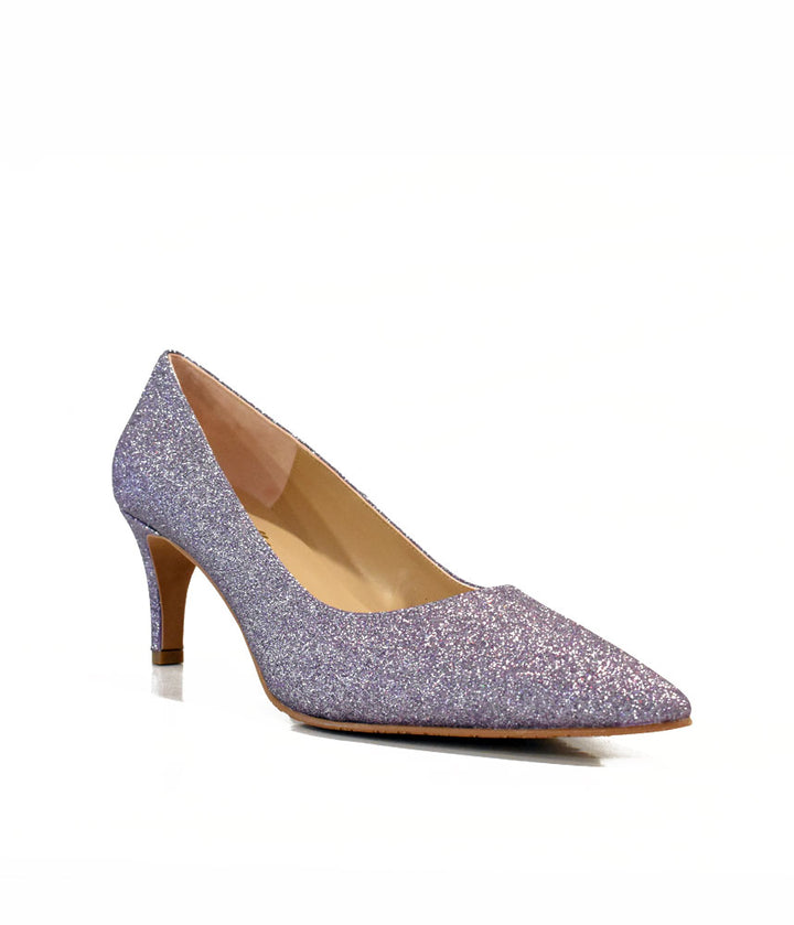 Cinderella Shoes Fabulous Purple Sparkle Heels