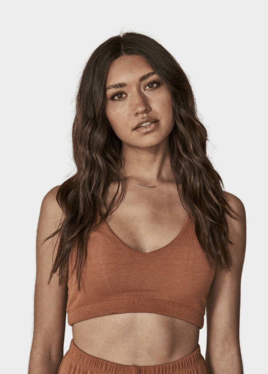 The Luna Bralette in Sienna