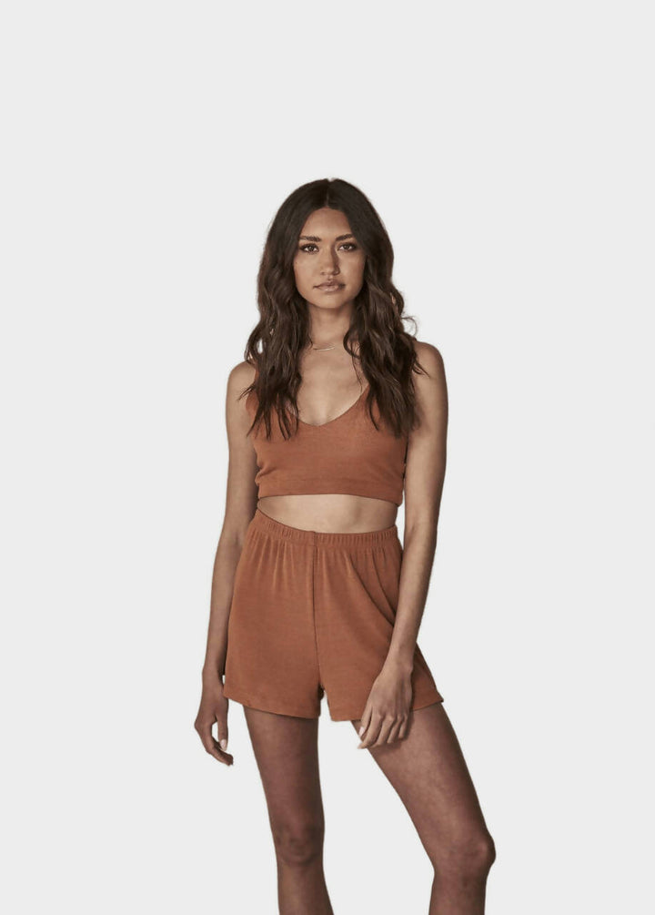 The Luna Short in Sienna