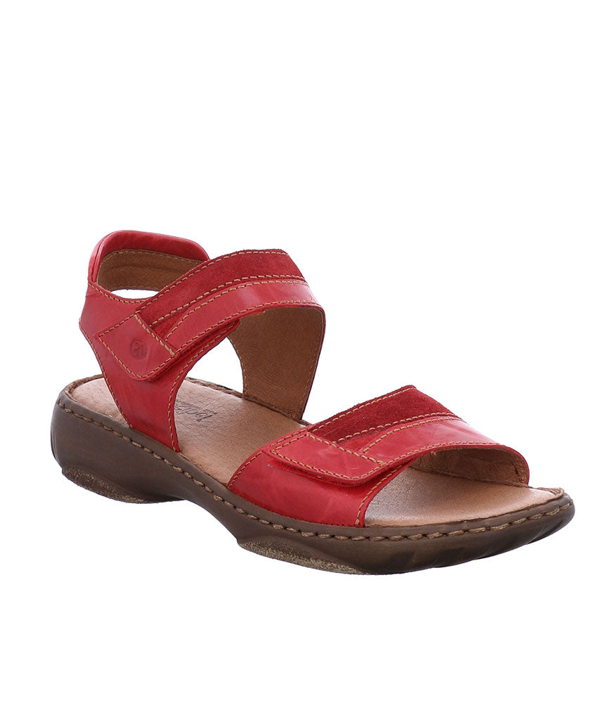 Josef Seibel Red Combi Ladies Sandal