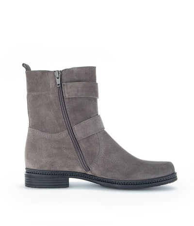 Gabor Pepper Grey Suede Ankle Boots