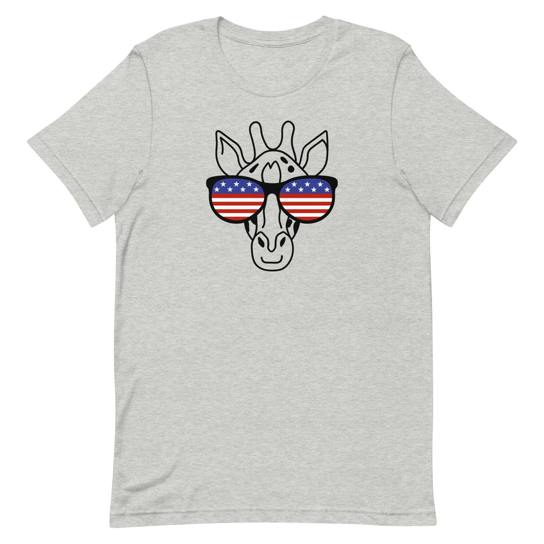 Patriotic Giraffe T-Shirt