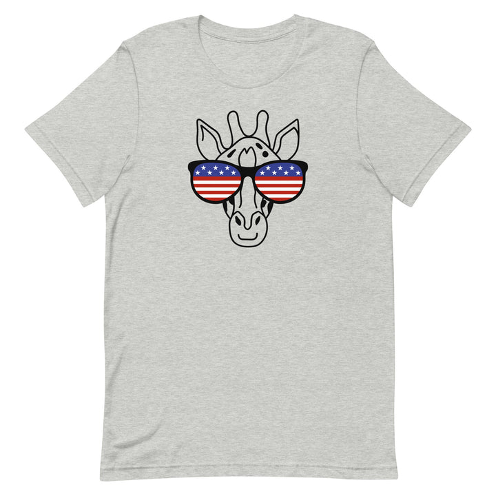 Patriotic Giraffe T-Shirt