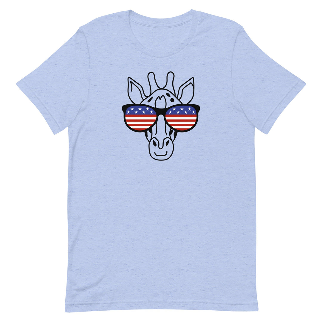 Patriotic Giraffe T-Shirt