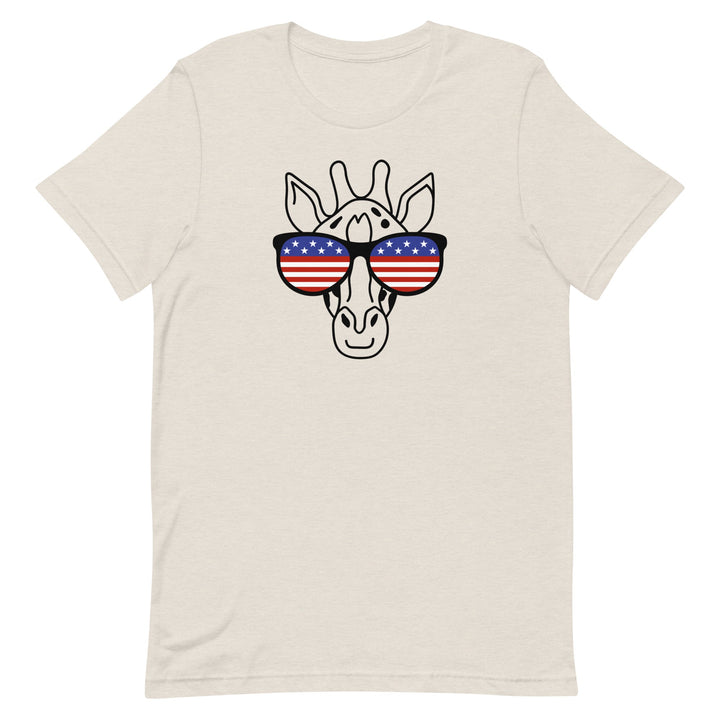 Patriotic Giraffe T-Shirt