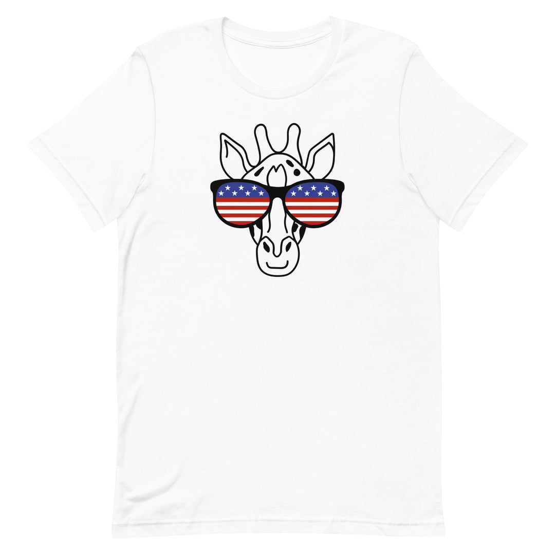 Patriotic Giraffe T-Shirt