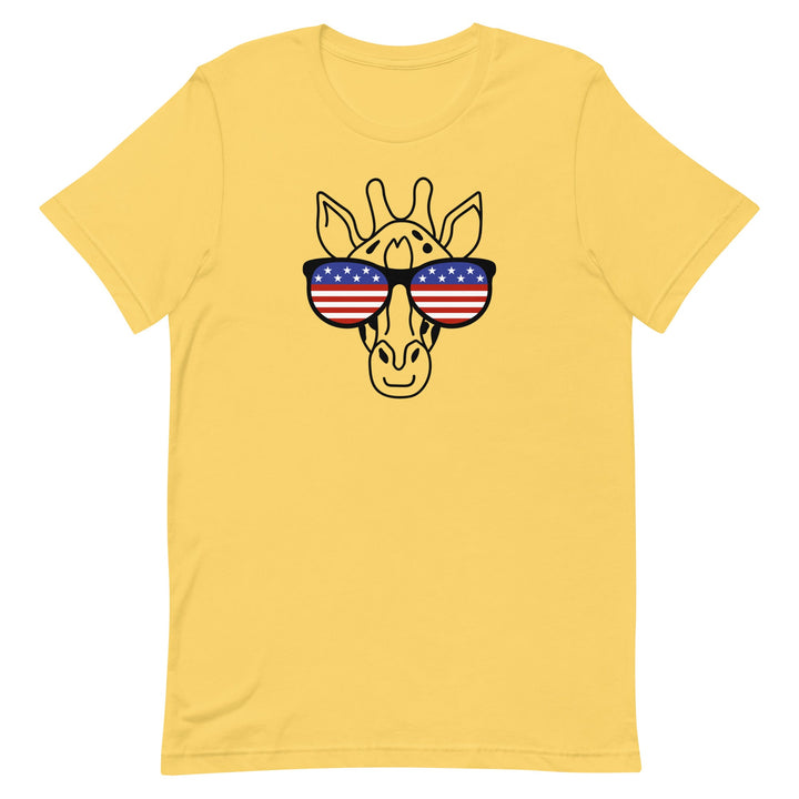 Patriotic Giraffe T-Shirt