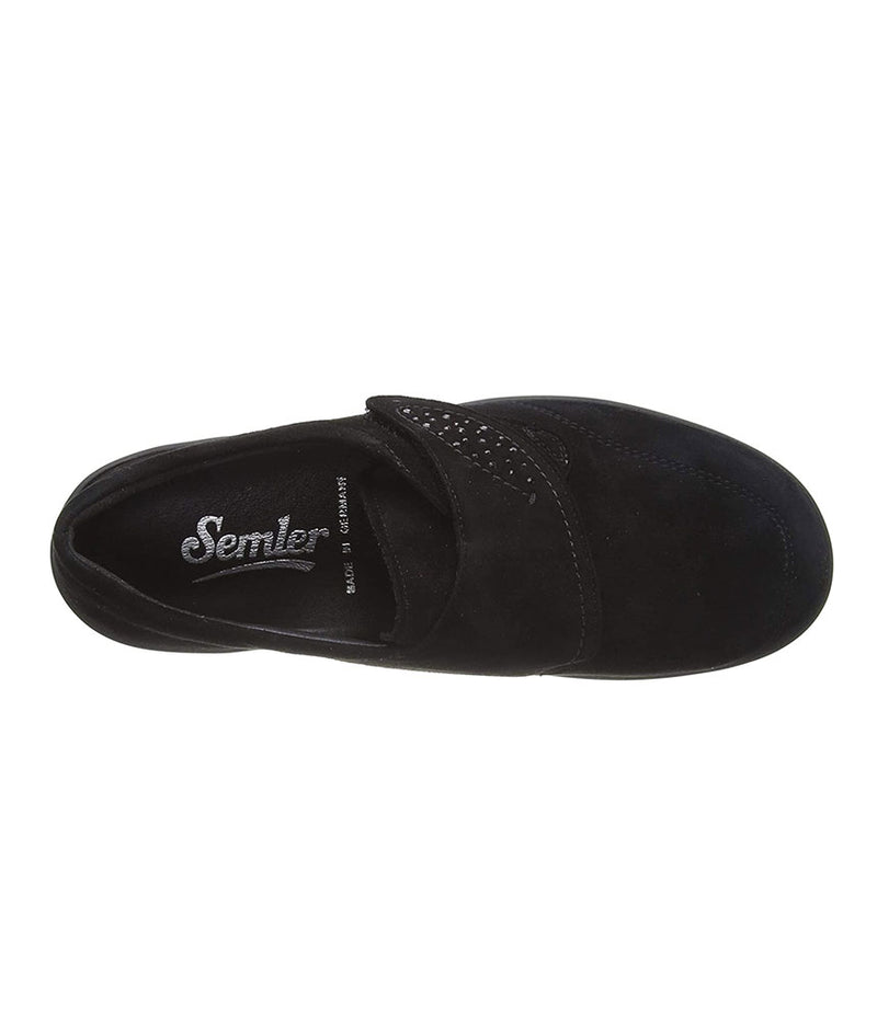 Semler Deluxe Black Velour Shoes