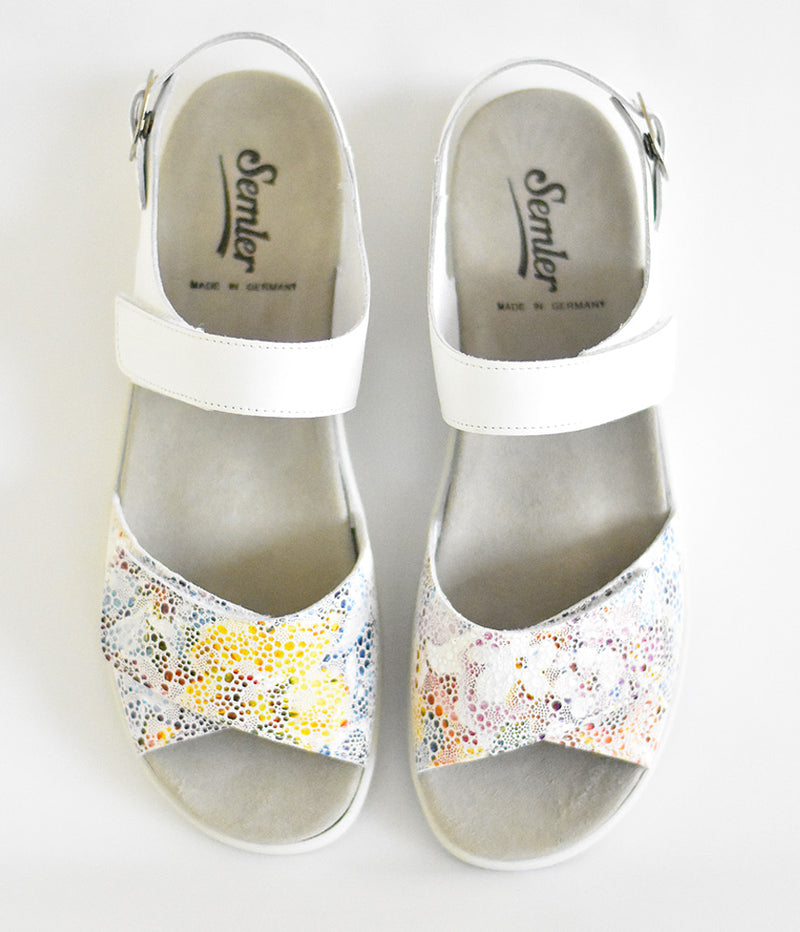 Semler Metallic Floral Sporty Sandal