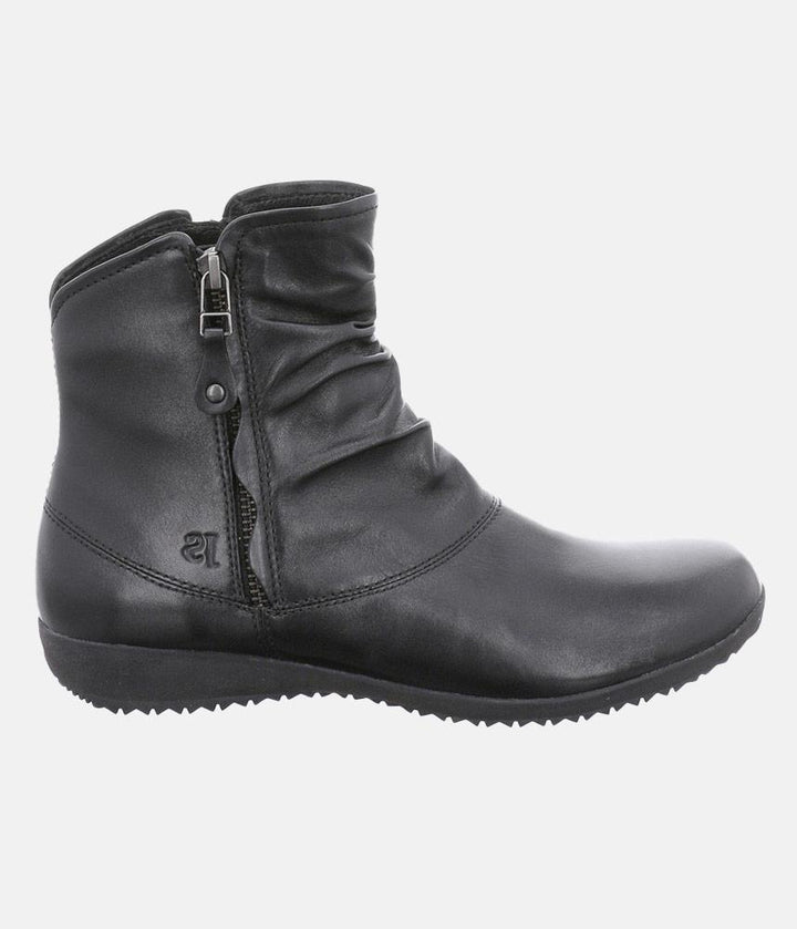 Josef Seibel Stylish Black Leather Slouch Boots