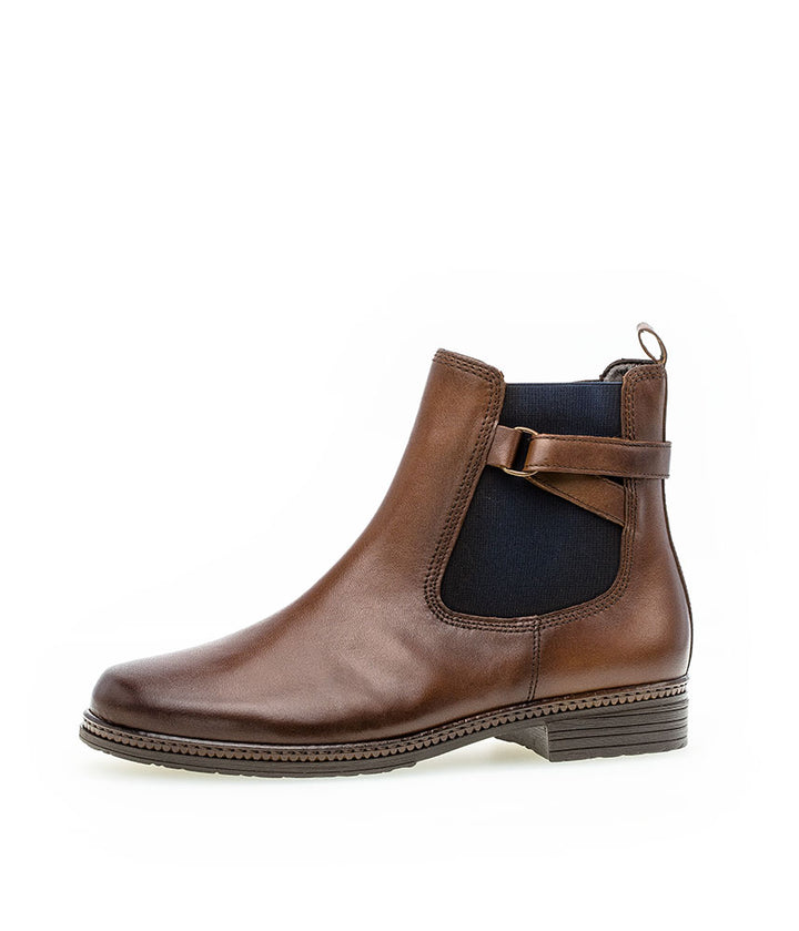 Gabor Premium Brown Leather Ankle Boots