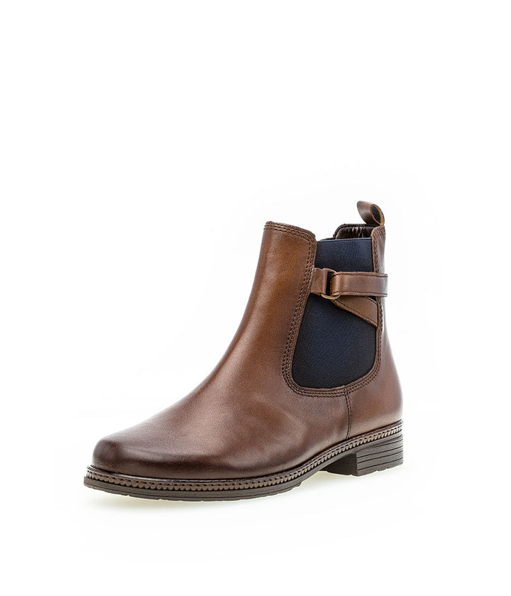 Gabor Premium Brown Leather Ankle Boots