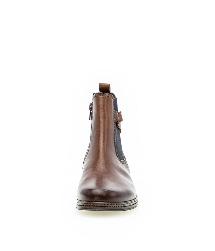 Gabor Premium Brown Leather Ankle Boots