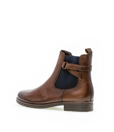 Gabor Premium Brown Leather Ankle Boots