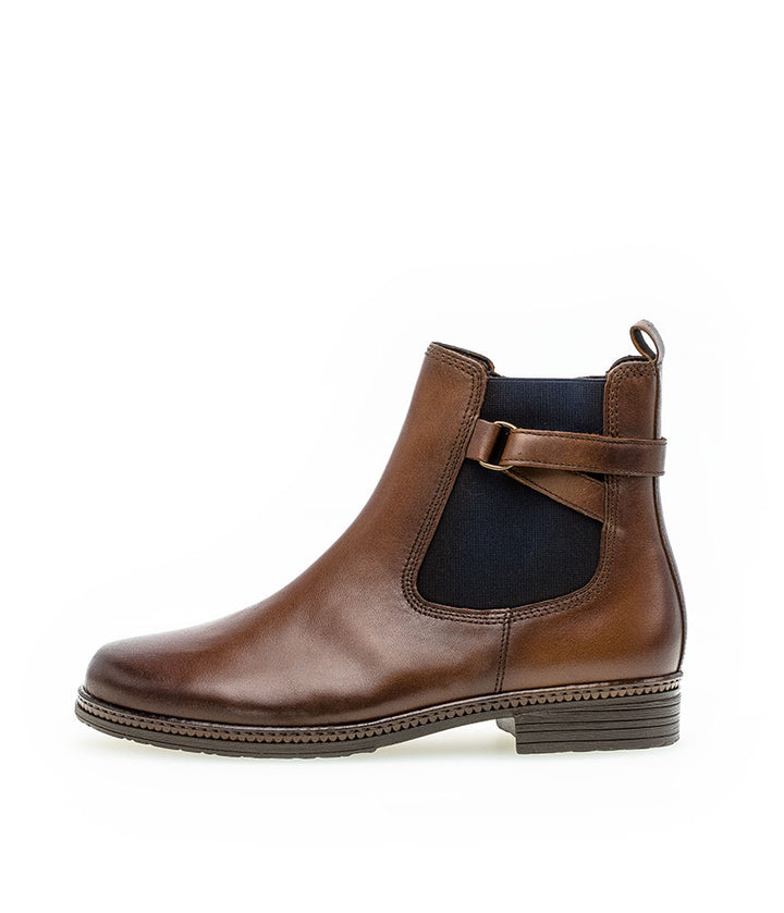 Gabor Premium Brown Leather Ankle Boots