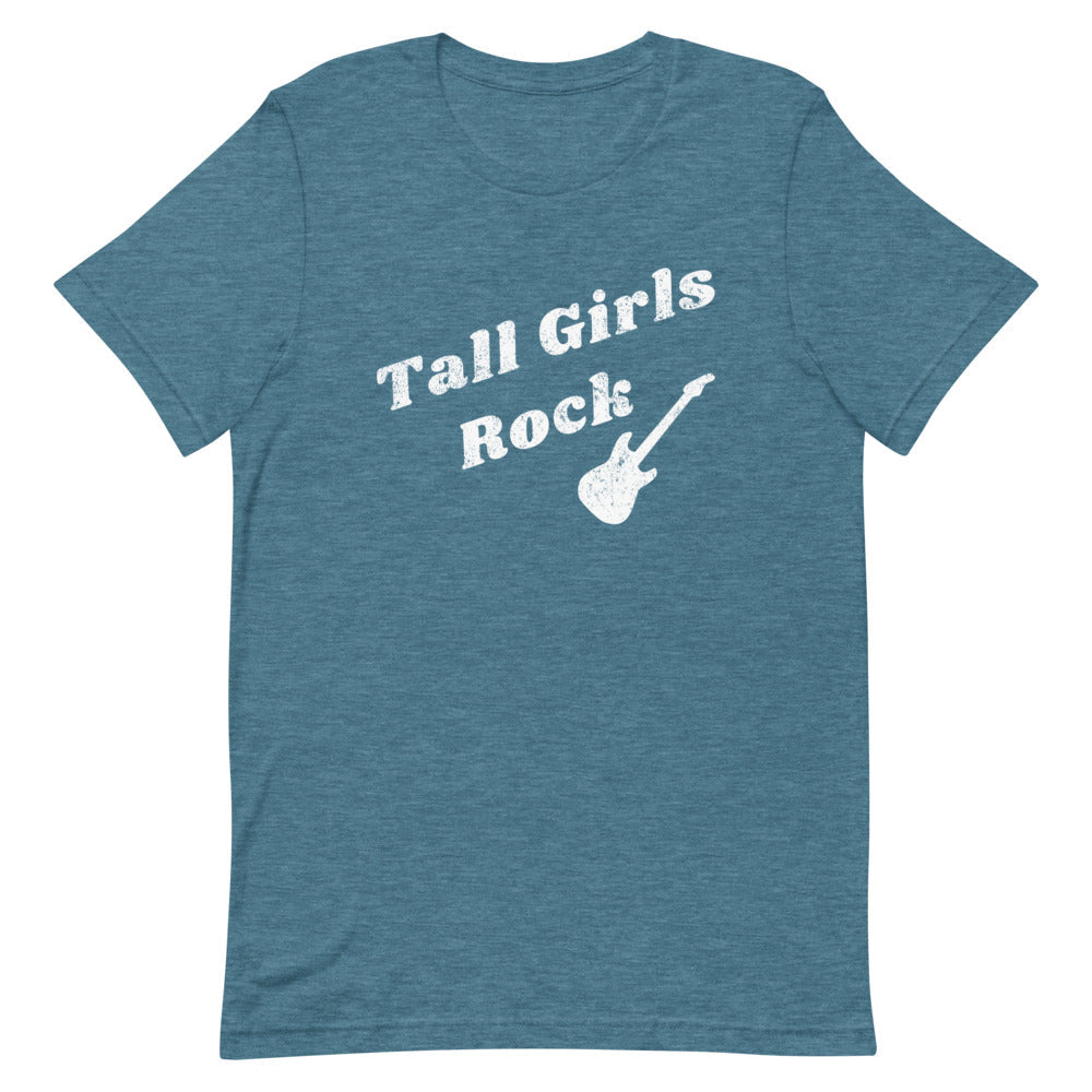 Tall Girls Rock Distressed T-shirt