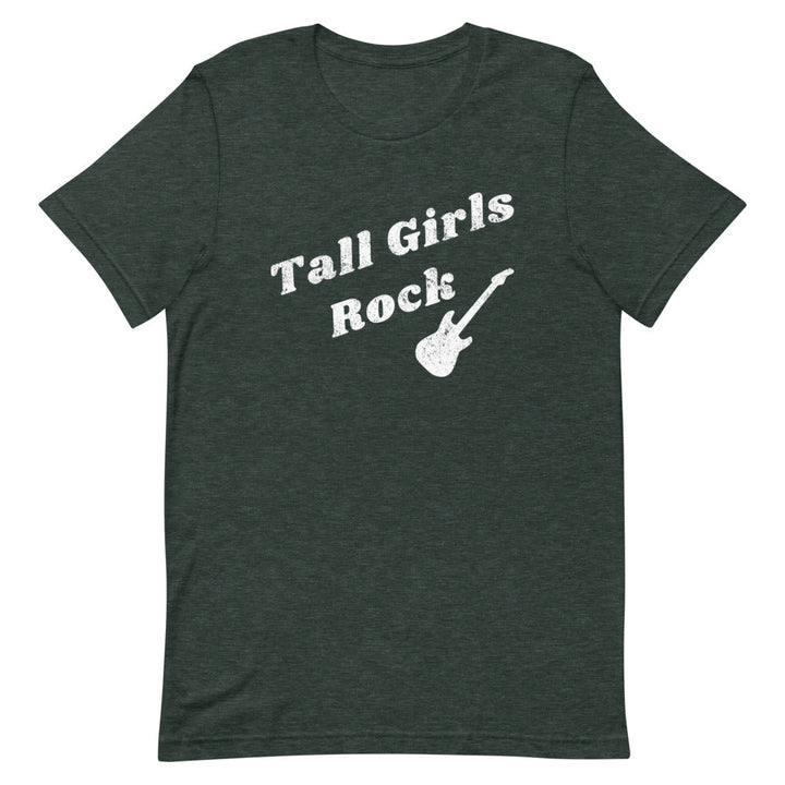 Tall Girls Rock Distressed T-shirt