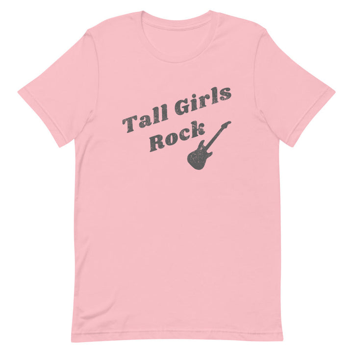 Tall Girls Rock Distressed T-shirt