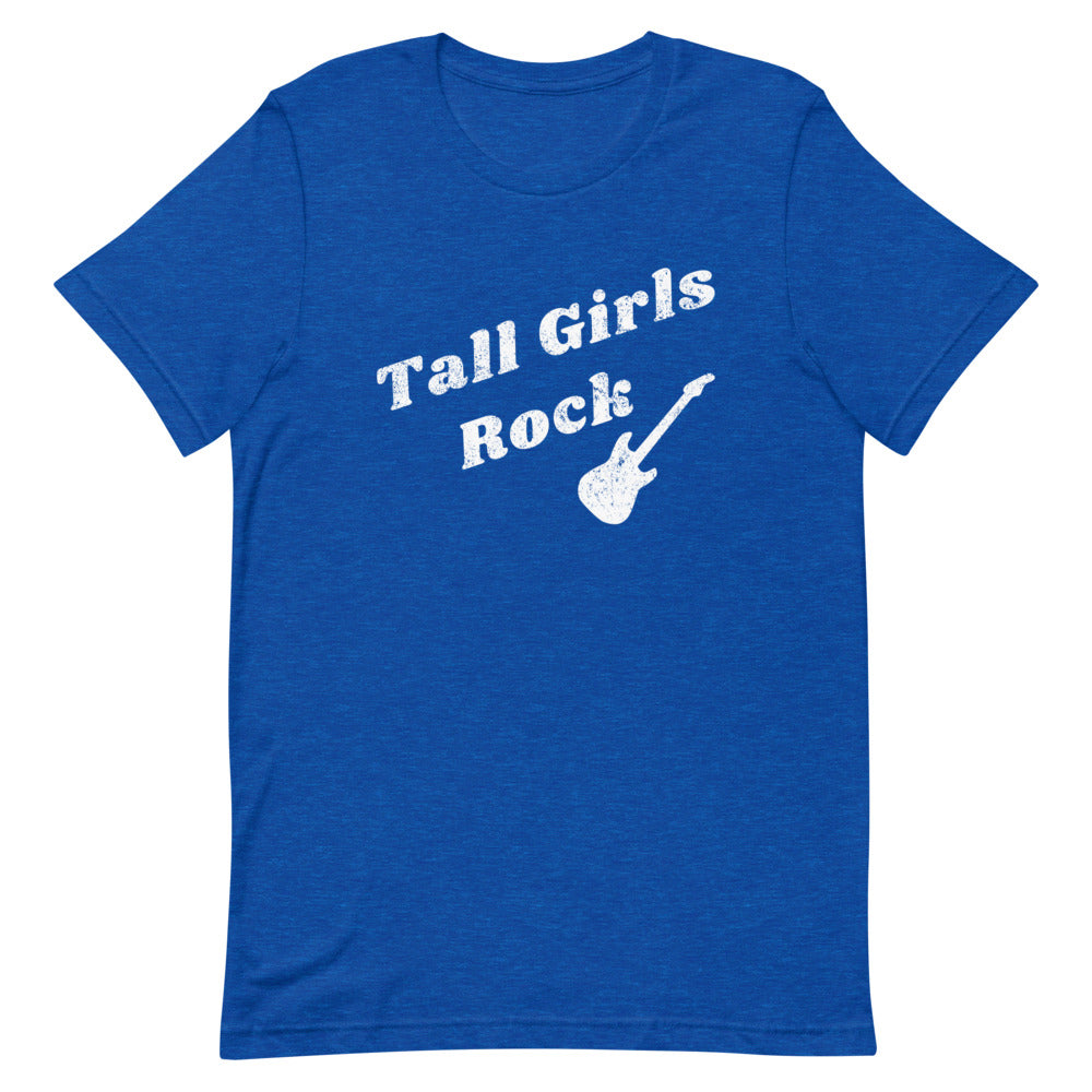 Tall Girls Rock Distressed T-shirt