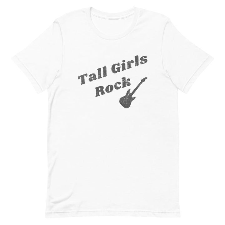 Tall Girls Rock Distressed T-shirt