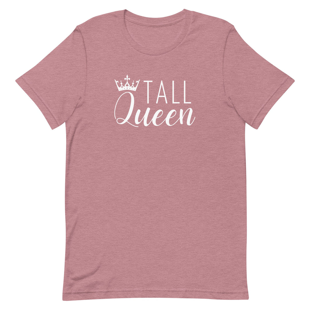 Tall Queen T-Shirt in Orchid Heather.