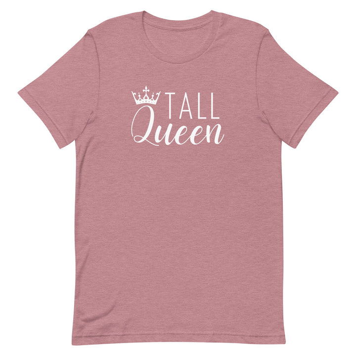 Tall Queen T-Shirt in Orchid Heather.