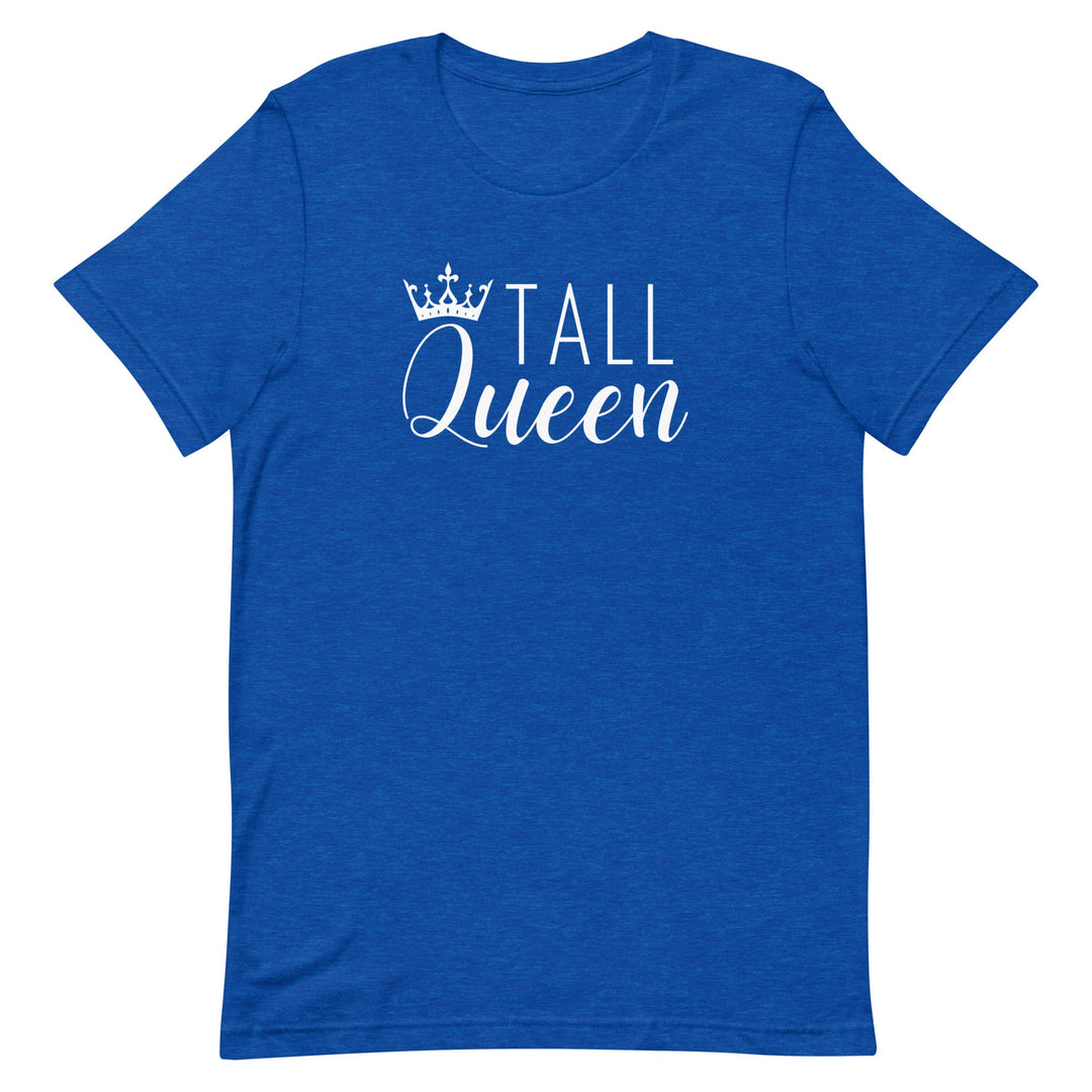 Tall Queen T-Shirt in True Royal Heather.